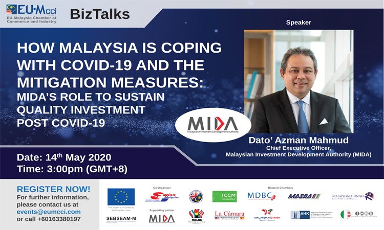 Eumcci Webinar With Mida Ceo Mida Malaysian Investment Development Authority