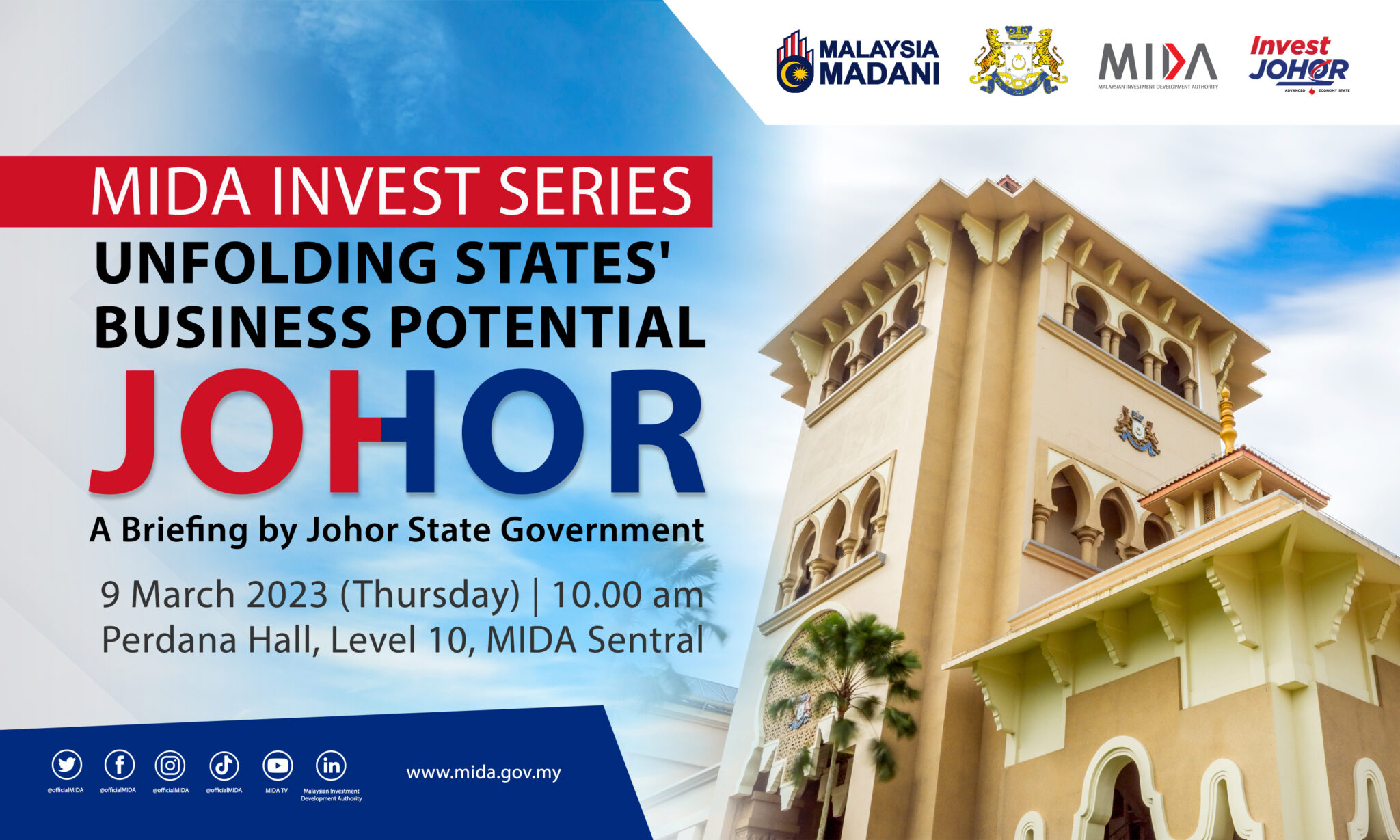 ‘MIDA Invest Series: Unfolding States’ Business Potential’ Johor - MIDA ...